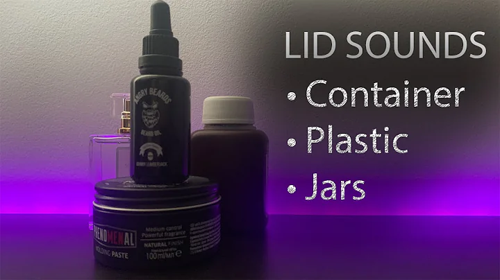 ASMR | Jars, Plastic & Container Lid Sounds (No Talking)