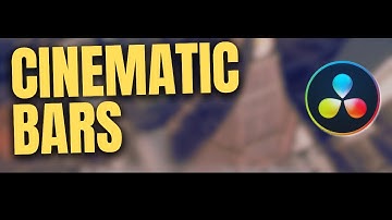 How To Add Cinematic Black Bars in DaVinci Resolve