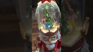 Roman Christmas Nutcracker Lighted/Musical Snow Globe Hat ~ Red/Green ~ New