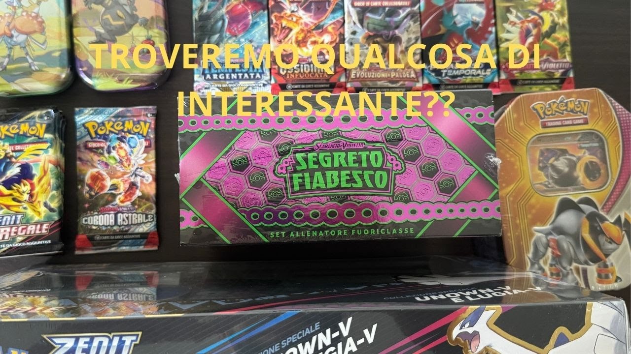 APRIAMO UN PO' DI PACCHETTI POKEMON - YouTube