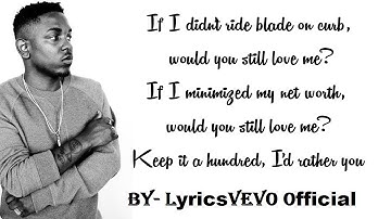 Thumbnail of Kendrick Lamar- LOVE (Official Lyrics) ft. Zacari | LyricsVEVO Official™