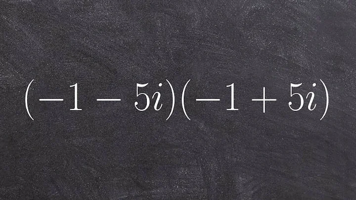 Tutorial - How do we multiply complex numbers ex 12, (-1 - 5i)(-1 + 5i)
