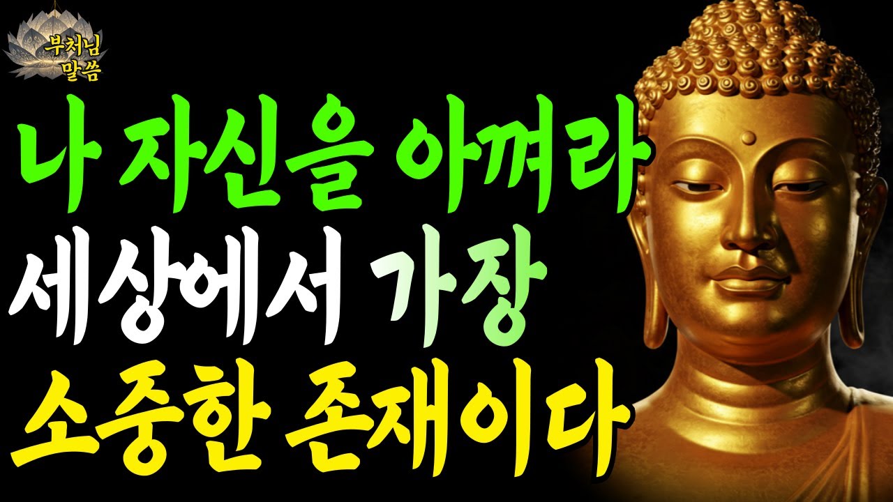 “참는 것이 강함이 아니요, 자신을 돌보는 것이 진정한 힘이다.” / 부처님말씀 /불교명언/ 석가모니가르침