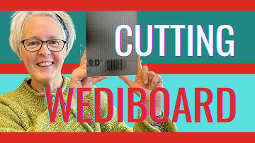 HOW TO CUT WEDIBOARD FOR MOSAICS | Cut your own mosaic substrate