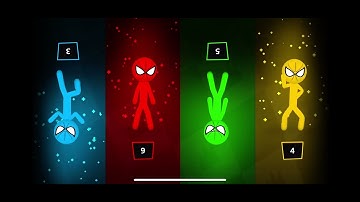 Stickman Party All Minigames - Stickman Tournament party -[1-2-3-4 player] Gameplay 2023 iOS
