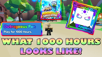 WHAT 1000 HOURS LOOKS LIKE - Roblox Mining Simulator 2