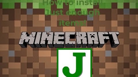 how to install just enough items (jei)