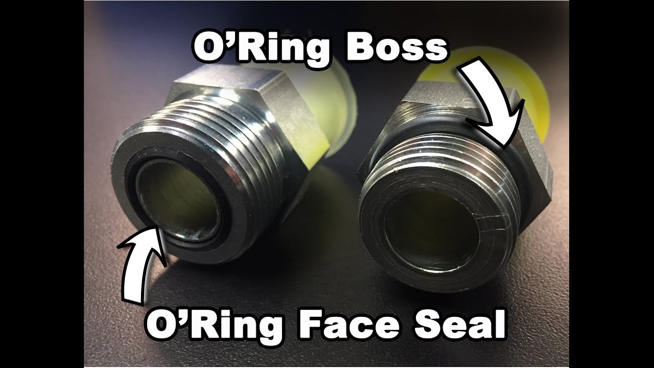 The Different Between Boss and O'Ring Face Sealing - YouTube