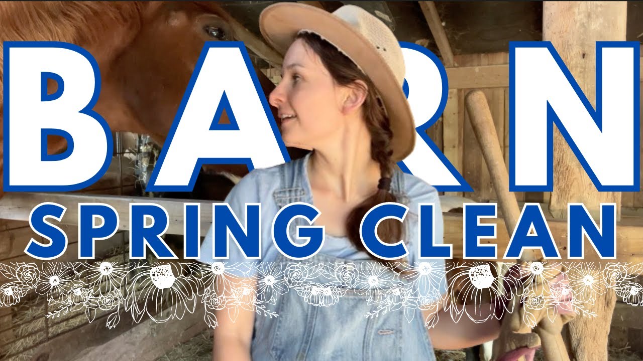 Spring Clean The Barn With Me - YouTube