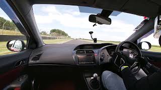 Honda Civic FN2 Type R Trackday VS Mitsubishi EVO