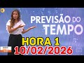 Rio já tem o Dobro da Chuva do Mês e Novo Alerta de Temporal - Previsão do Tempo do Hora 1 10/02