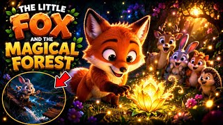 The Little Fox and The Magical Forest 🦊✨ | Emotional Silent Cartoon Story for Kids