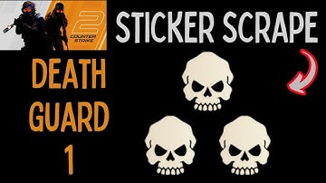 Death Guard 1 Sticker Scrape #csgo #cs2 #cs2skins