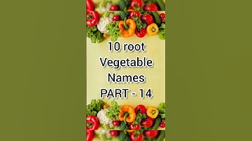 Learn 10 Root Vegetable Names In Just 35 Seconds! PART-14 #shorts #learningsimplified