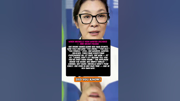 When Michelle Yeoh Waited Decades — and Never Folded