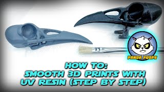 How to smooth 3D prints with UV Resin (Step by step!)