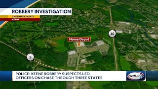 3 people arrested after allegedly robbing Home Depot in Keene, leading police on chase through 3 ...