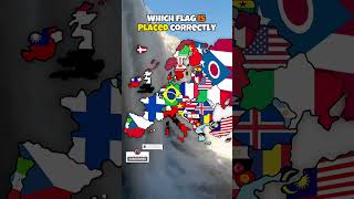 Which flag is placed correctly?