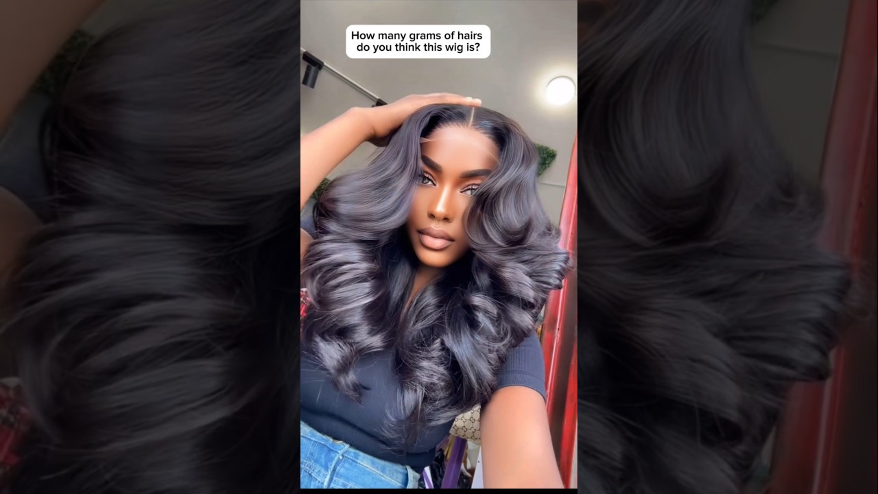 Can You Guess the Density? 👀 Super Double Drawn Wig!