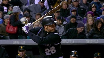 PIT@COL: Rockies hit four homers vs. Pirates