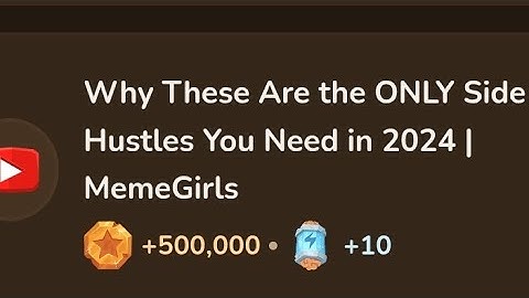 Memefi today video code I Why These Are the ONLY Side Hustles You Need in 2024 | MemeGirls