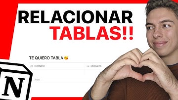 😱 Cómo RELACIONAR TABLAS en Notion? ¡en 3 minutos!