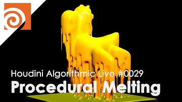 Houdini Algorithmic Live #029 - Procedural Melting