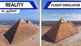 Flight Simulator VS Reality | Graphics Comparison | 4K Ultra