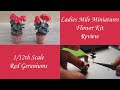 Ladies Mile Miniatures Flower Kit Review - 1/12th Scale Geraniums