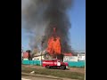 Пожар в Нур-Селении в Бурятии