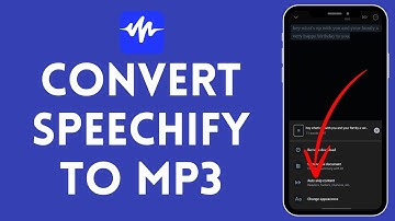 How to Convert Speechify to MP3 (2024) | Speechify Tutorial