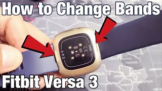 how to change band on fitbit 3