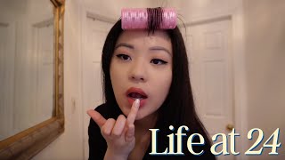 Life at 24 Vlog | 7AM productive morning, working towards my 2024 goals, seeing the cherry blossoms