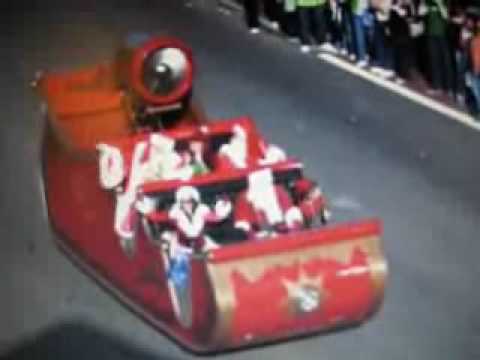 Santa Claus Super CyberSleigh at Celebrate Santa Convention - Never seen before footage!