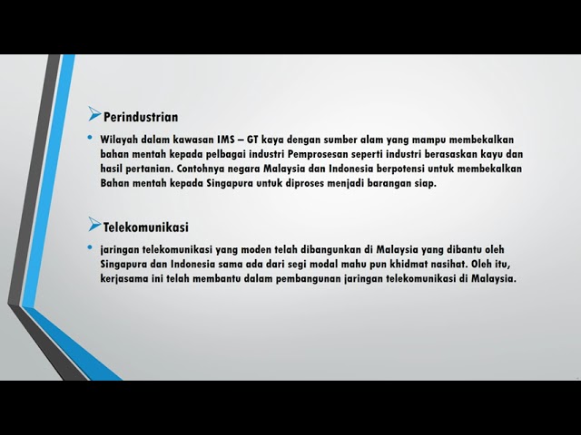 Segi Tiga Pertumbuhan Asean Bentuk Kerjasama Ims Gt Youtube