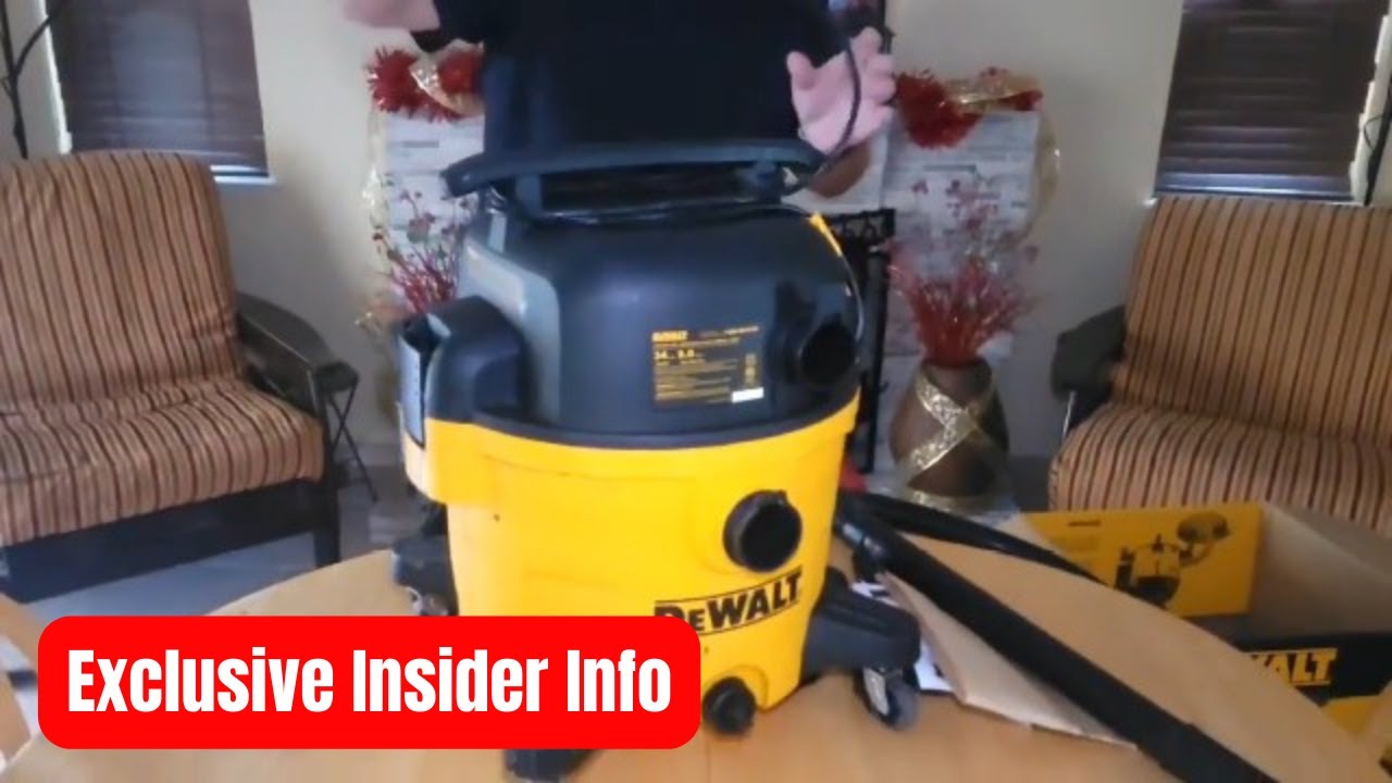 DEWALT 9 Gallon Wet/Dry Vac Review 🌟 (Review) HeavyDuty Shop Vacuum
