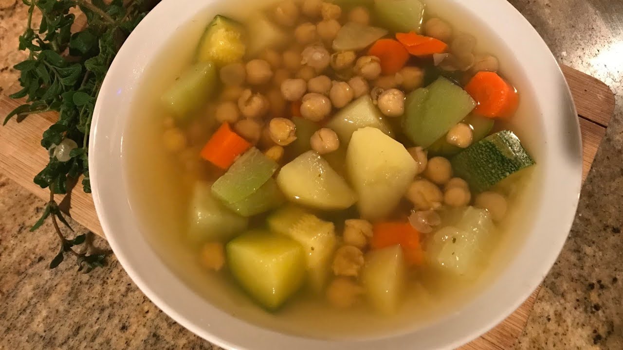 Healing, medicinal, & detox Garbanzo vegetable soup reduce depression & anxiety YouTube