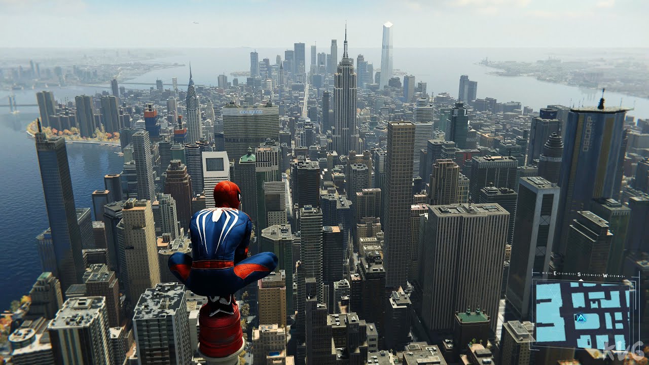 Marvel’s SpiderMan Remastered New York Open World Free Roam