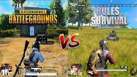 PUBG Mobile VS Rules OF Survival Comparison. Which one is best?