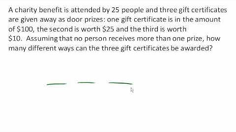 Counting using the factorial