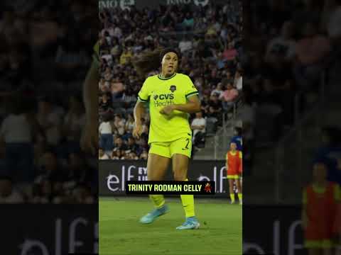 New Trinity Rodman celly unlocked 💃 #nwsl #soccer #football