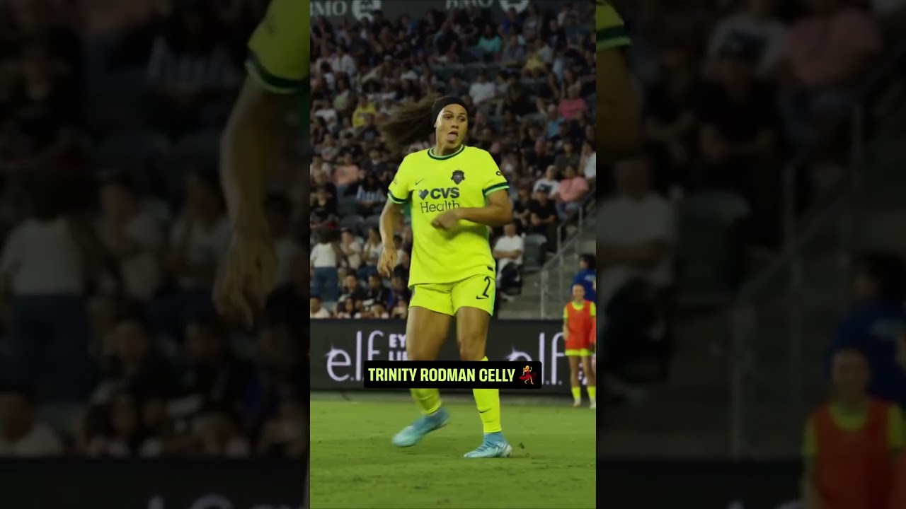 New Trinity Rodman celly unlocked 💃 #nwsl #soccer #football