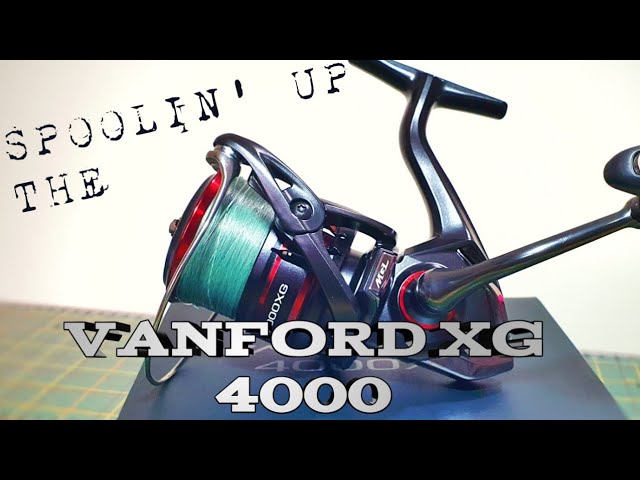 Shimano Vanford XG 4000 FIRST Impression and getting braid on. 