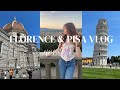 FLORENCE &amp; PISA VLOG - Halfway through my Italy travels &amp; finding our favourite restaurant ever?!