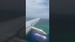 JetBlue flight 1179 landing in Montego Bay from JFK A320