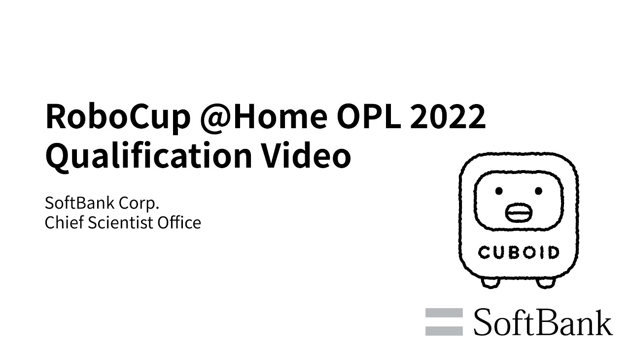 Robocup @Home 2022 Qualification Video