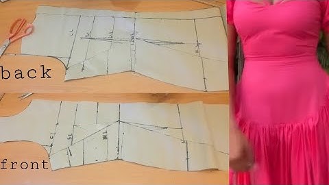Dart manipulation/ how to close dart on pattern to avoid dark stitches showing on your dress