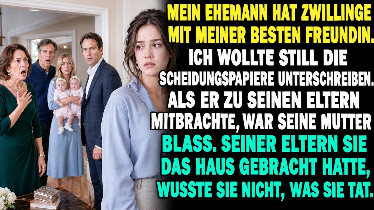 Mein Mann bekam Zwillinge mit meiner besten Freundin. Ich ließ mich scheiden. Seine Mutter erblasste