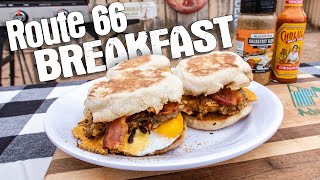 Route 66 Breakfast Sandwich | Blackstone Griddle