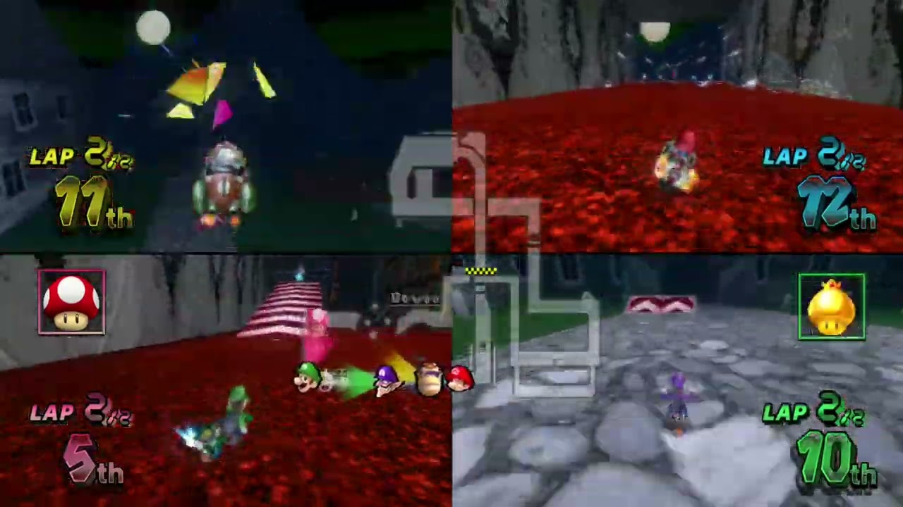 Mario Kart Wii Custom Tracks ✦ 4 Players #467